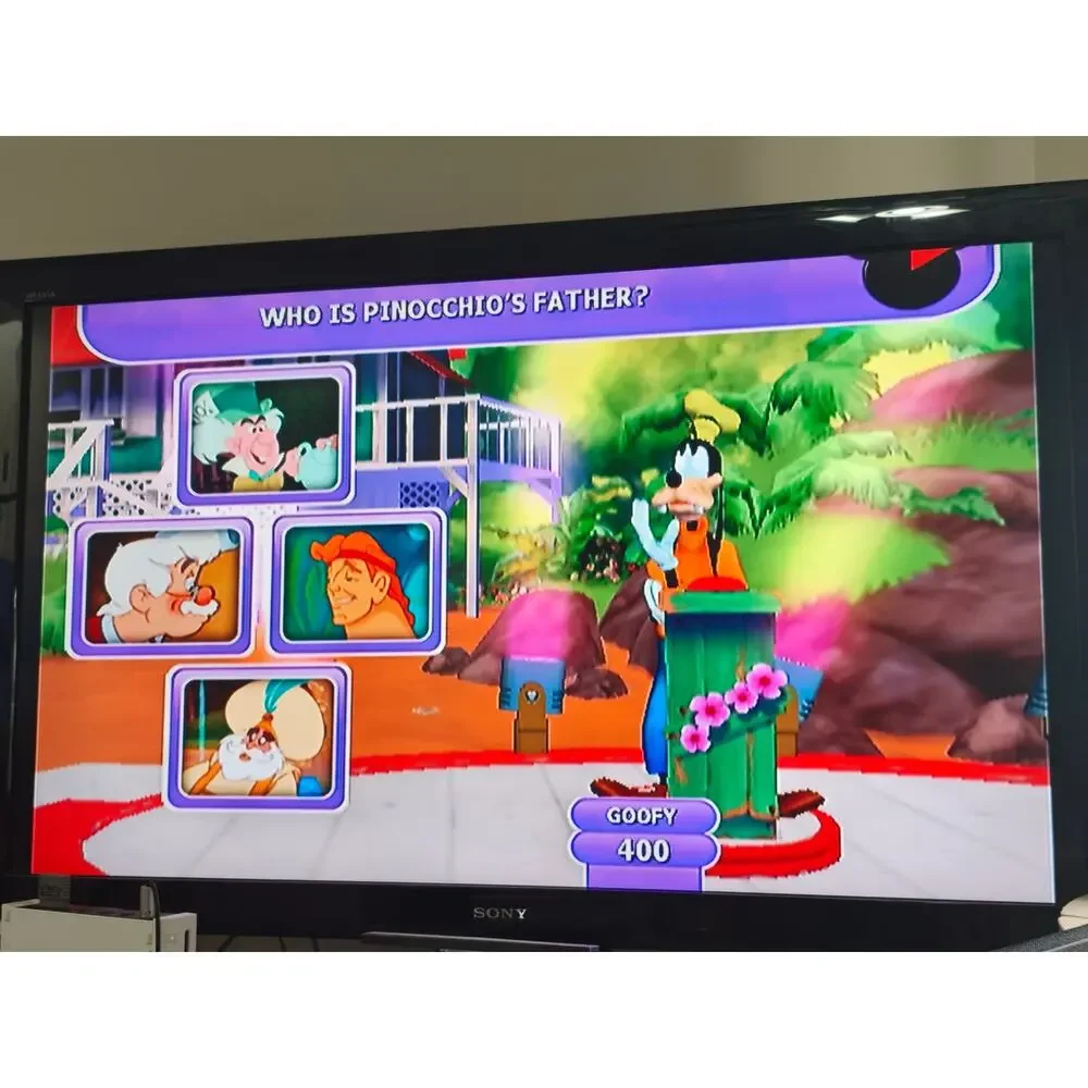 Disney Think Fast Wii CIB Trivia Game Tested Working